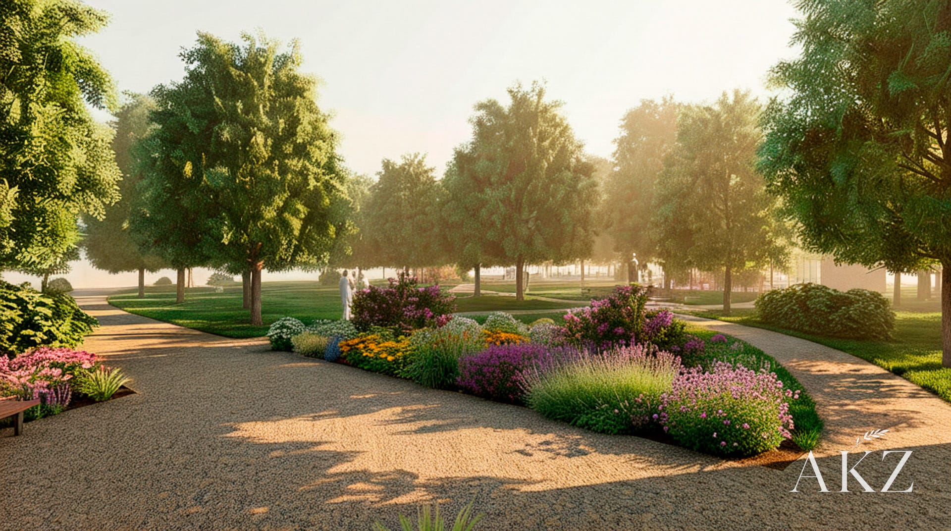 Veřejný park u Domova Božice