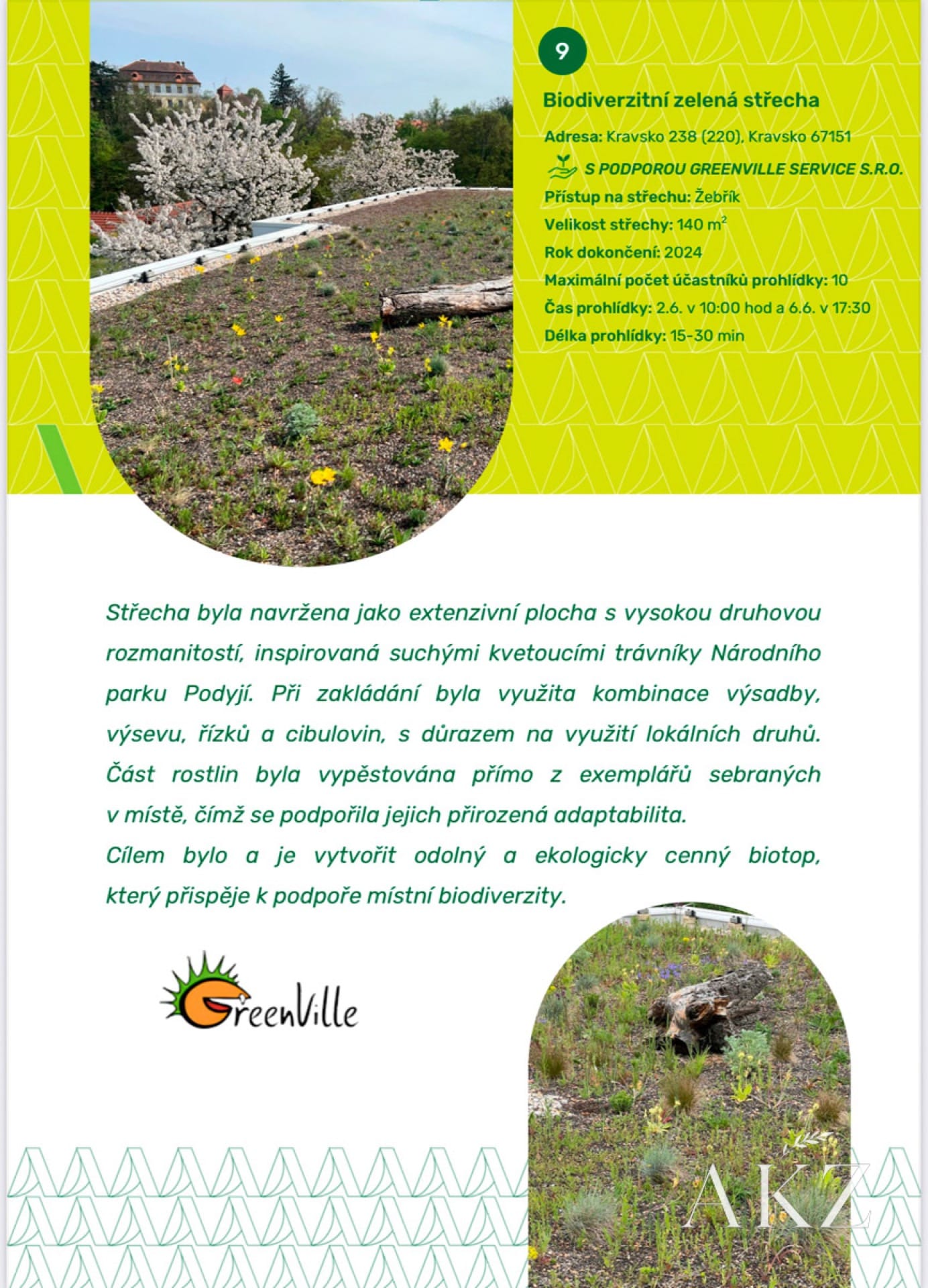 Biodiverzitní zelená střecha